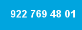 922 769 48 01 922 769 48 01